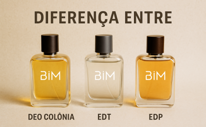 Diferença entre Deo Colônia, EDT e EDP